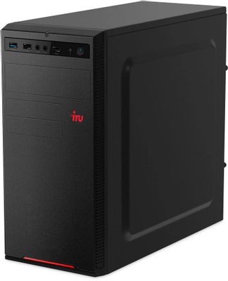 Компьютер iRU Corp 315,  Intel Core i3 9100F,  DDR4 8ГБ, 256ГБ(SSD),  NVIDIA GeForce GTX970 - 4 ГБ,  Free DOS,  черный [2018763]