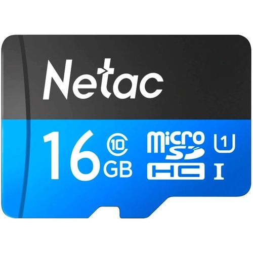 Карта памяти microSDHC NETAC 16 ГБ, Class 10, P500 Ultra, 1 шт., без адаптера [nt02p500ult-016g-s]