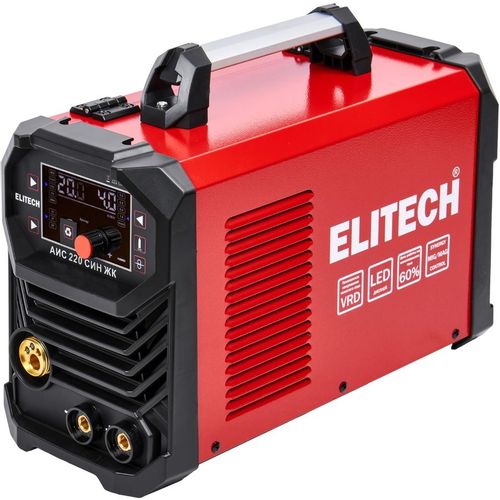 Сварочный полуавтомат Elitech АИС 220 СИН ЖК, инвертор [204750]