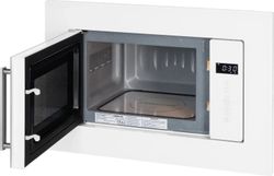 Встраиваемая микроволновая печь HIBERG i-VM 6502 W, 20л, 800Вт, белый