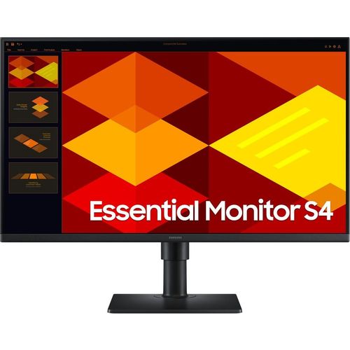 27" Монитор Samsung Essential S4 S27D400GAIXCI, 1920x1080, IPS, 100Гц, 2хHDMI, 1хDP, черный [ls27d400gaixci]