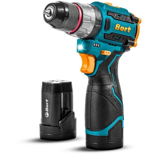 Ударная дрель-шуруповерт Bort BAB-16U, 2Ач, с двумя аккумуляторами [93414882]