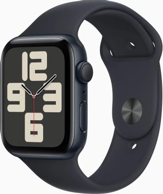 Смарт-часы Apple Watch SE 2023 A2723,  44мм,  темная ночь / темная ночь [mre93ll/a]