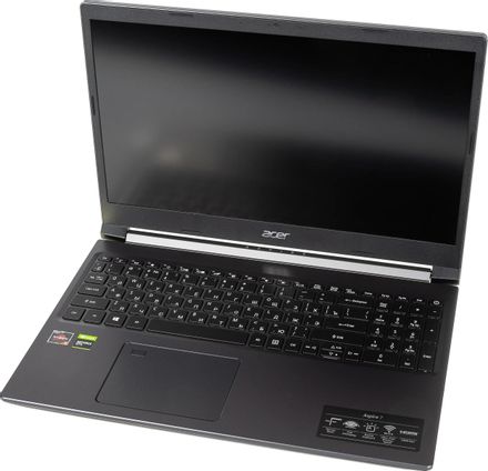 Ноутбук игровой Acer Aspire 7 A715-41G-R7VF 15.6", AMD Ryzen 5 3550H 2.1ГГц, 4-ядерный, 8ГБ DDR4, 256ГБ SSD,  NVIDIA GeForce  GTX 1650 - 4 ГБ, Windows 10 Home, черный [nh.q8ler.008]