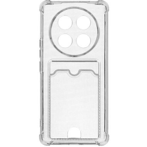 Чехол (клип-кейс) ZIBELINO Silicone Card Holder, для Honor X9c, прозрачный [zsch-hon-x9c-cam-trn]