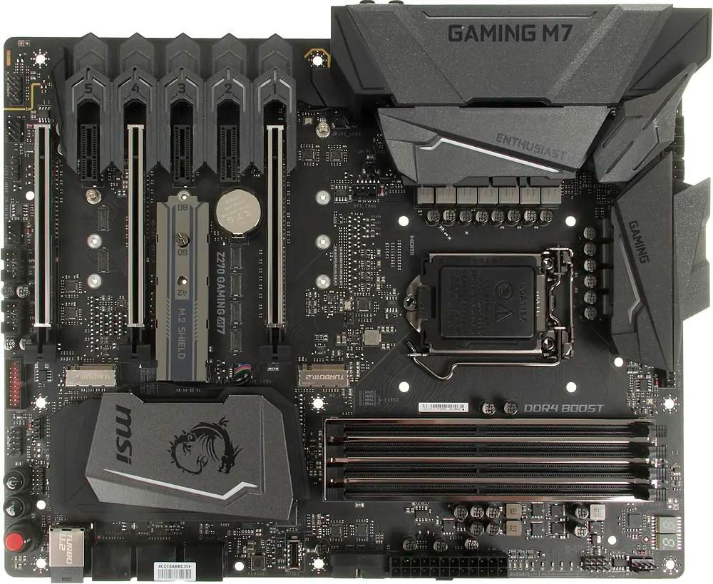 MSI Z270 GAMING M7 LGA 1151 Intel Z270 ATX