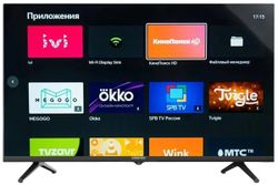 40" Телевизор CENTEK CT-8740 FULL HD, СМАРТ ТВ, YaOS, черный