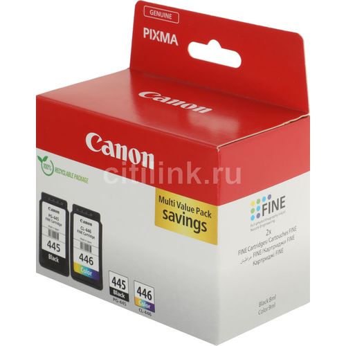 Картридж Canon PG-445/CL-446, многоцветный / черный / 8283B004/008