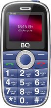 Изображение товара Бюджетный сотовый телефон BQ Blues 1867 синий для пожилых, 2 SIM GSM