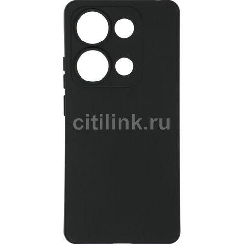 Чехол (клип-кейс) BORASCO Silicone Case, для Xiaomi Redmi Note 14S, черный [74998]
