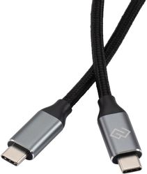 Кабель Digma USB Type-C (m) -  USB Type-C (m),  3м,  черный