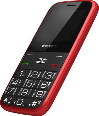 Сотовый телефон TeXet 227B-TM, красный – купить в Ситилинк | 1997178