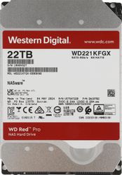 Изображение товара 22ТБ Жесткий диск WD Red Pro WD221KFGX, SATA III, 3.5", 7200об/мин Изображение товара 22ТБ Жесткий диск WD Red Pro WD221KFGX, SATA III, 3.5", 7200об/мин