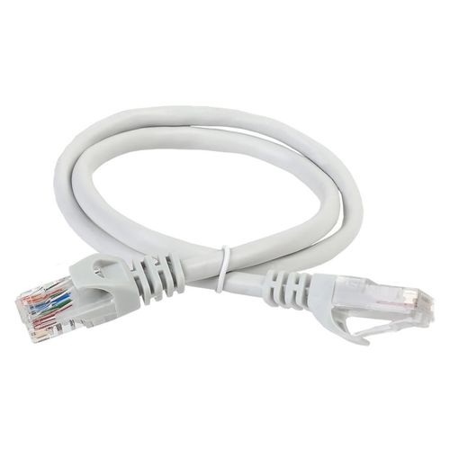Патч-корд ITK вилка RJ-45, вилка RJ-45, кат.5E, ПВХ, 0.5м, серый [pc01-c5eu-05m]