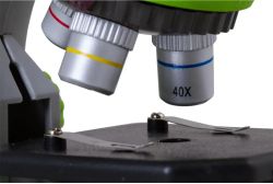 Микроскоп BRESSER Junior 70124, 40-640x, на 3 объектива, зеленый