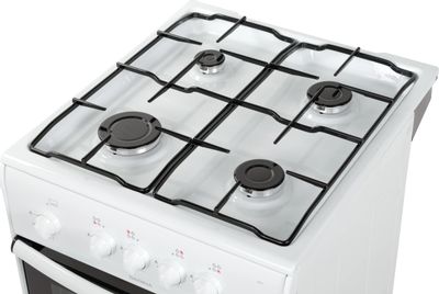 Газовая плита Darina A 3001 W, газовая духовка, без крышки, сталь ...