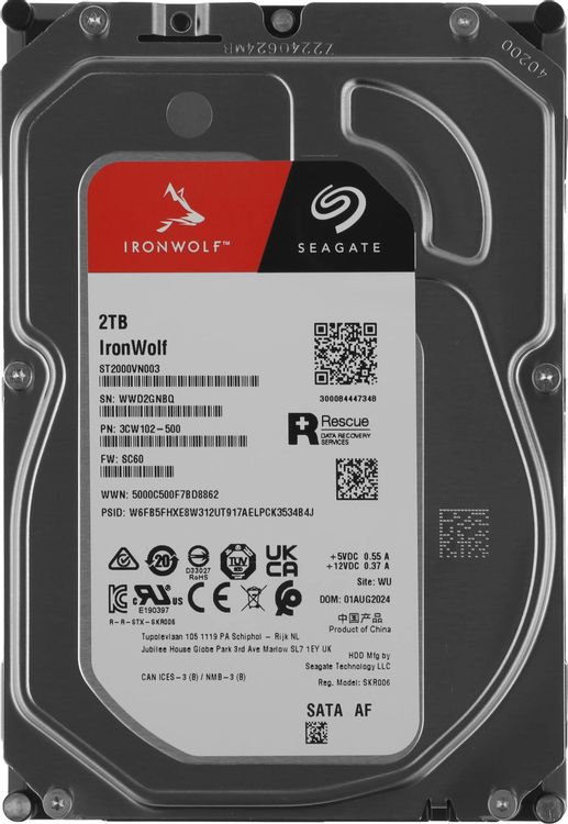 【ほぼ未使用】Seagate IronWolf 2TB NAS用HDD 0d41c932-b009-45e3-87b3-