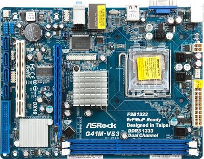 ASRock G41M VS3 LGA 775 Intel G41 mATX BULK 614082