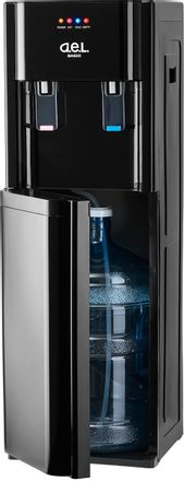 Кулер AEL LD-816a, напольный, электронный, push - кран, черный [500]