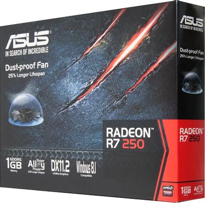 ASUS AMD Radeon R7 250 R7250 1GD5 1 GDDR5 Ret 845485
