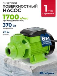 Насос садовый СИБРТЕХ СПН370-Ч, 1700л/ч