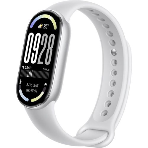 Фитнес-трекер Xiaomi Smart Band 10 1.72", серебристый, серый [bhr07psgl]