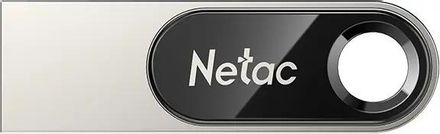 Флешка USB NETAC U278 128ГБ, USB3.0, серебристый и черный [nt03u278n-128g-32pn]