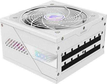 Блок питания Gigabyte GP-AE1000PM PG5 ICE Gen.5, 1000Вт, 80 PLUS PLATINUM, 120мм, белый, retail