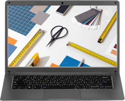 Ноутбук AZERTY Story RB-1451, 14", IPS, Intel Celeron N4020 1.1ГГц, 2-ядерный, 6ГБ DDR4, 256ГБ SSD,  Intel UHD Graphics  600, Windows 11 Pro,  темно-серый [120-0549]