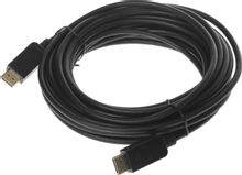 Изображение товара Кабель Display Port 10м, прямой GOLD черный для высокой передачи видео данных