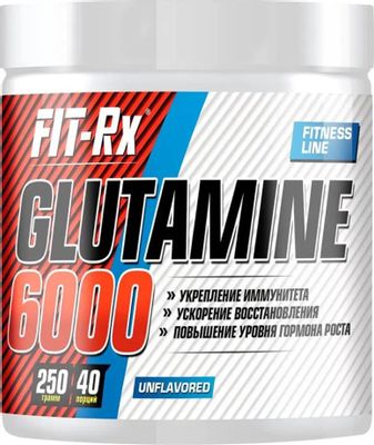 Отзывы на Глютамин FIT-RX Glutamine 6000, порошок , 250гр [00030] в ...