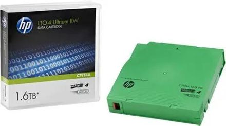 Картридж HPE LTO4 Ultrium 1.6Tb RW Data Tape (C7974A)