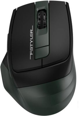 Мышь A4TECH Fstyler FB35, оптическая, беспроводная, USB, зеленый и черный [fb35 midlight green]