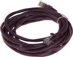 Патч-корд CABLEXPERT PP12-3M/V литой (molded), UTP, кат.5E, 3м,  фиолетовый