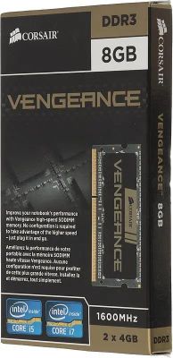 Corsair Vengeance CMSX8GX3M2A1600C9 DDR3 2x 4 1600 SO DIMM Ret 654912