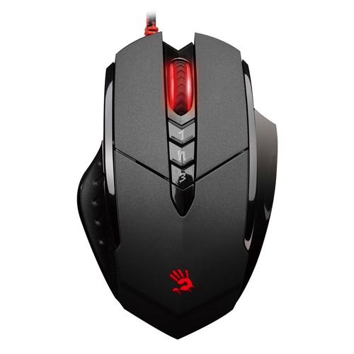 Мышь проводная A4TECH Bloody V7, игровая, оптическая, USB, 3200dpi, черный