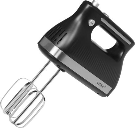 Миксер Vitek VT-HM1001, ручной, черный и стальной