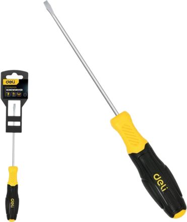 Отвертка Deli DL6382501N, SL8 длина стержня 250мм