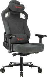 Кресло игровое A4TECH Bloody GC-660, искусственная замша, до 150кг, серый