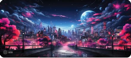 Коврик для мыши Cactus Fantasy space ткань, 900х400х3мм [cs-mp-pro14xxl]