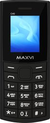 Изображение товара Сотовый телефон MAXVI C40 черный Изображение товара Сотовый телефон MAXVI C40 черный