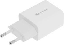 Изображение товара Сетевое зарядное устройство XENIUM X302 30Вт USB-A USB-C белый