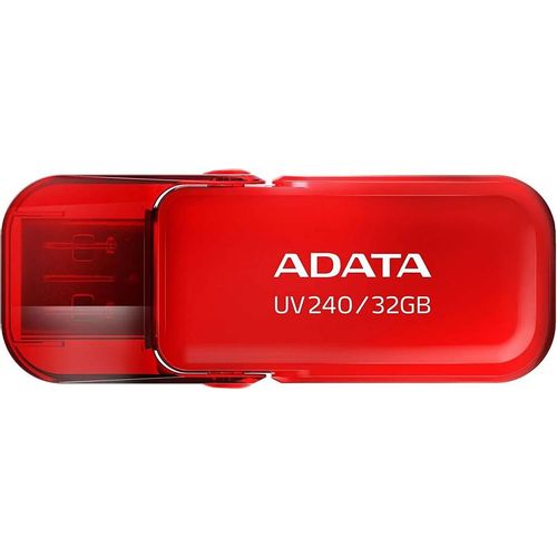 Флешка USB A-Data UV240 32ГБ, USB2.0, красный [auv240-32g-rrd]