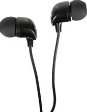 Изображение товара Наушники Philips TAE1126BK/51, Проводная гарнитура Philips TAE1126, черные (с кнопкой ответа), 3.5 мм, внутриканальные, черный