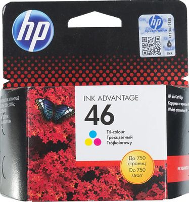 Характеристики Картридж HP 46, многоцветный / CZ638AE (889204) смотреть ...