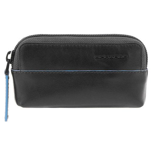 Ключница Piquadro Blue Square Revamp, кожа натуральная, черный [pc4216b2v/n]