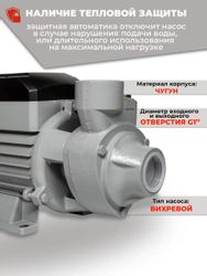 Насос садовый Ресанта ПСН-2400Ч, 2400л/ч
