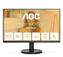 Изображение товара 23.8 Монитор AOC 24B3CA2 IPS Full HD 100Hz HDMI DisplayPort USB-C черный