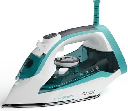 Утюг Candy CI-103, с паровым ударом, 2400Вт, с автоотключением, бирюзовый