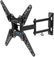 Изображение товара Кронштейн для телевизора Kromax OPTIMA-414 настенный поворотно-выдвижной наклонный черный